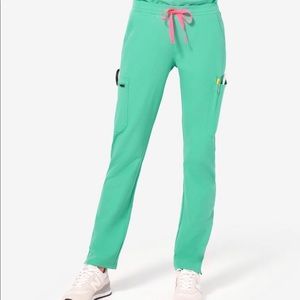 Figs Surgical Green Yola Scrub Pants